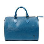 Handbag Speedy 30 Blue Epi
