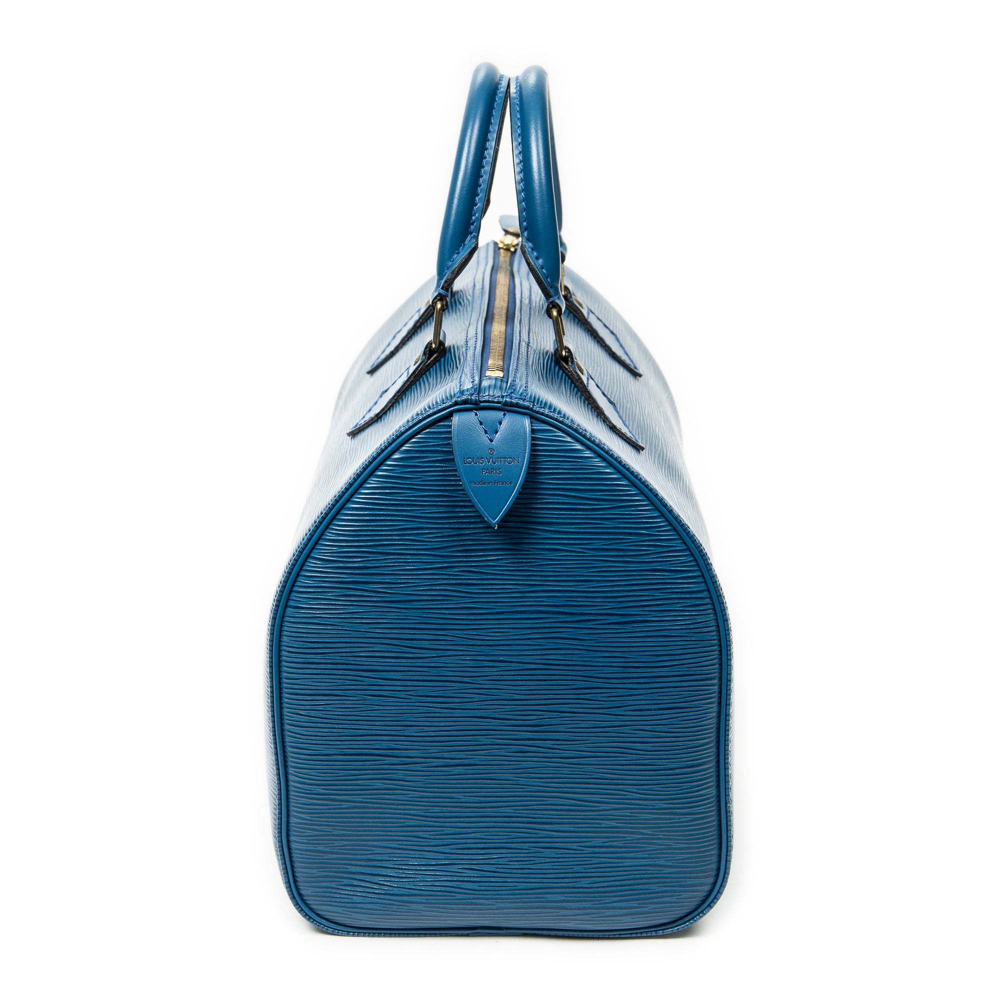 Handbag Speedy 30 Blue Epi