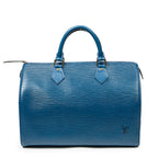 Handbag Speedy 30 Blue Epi