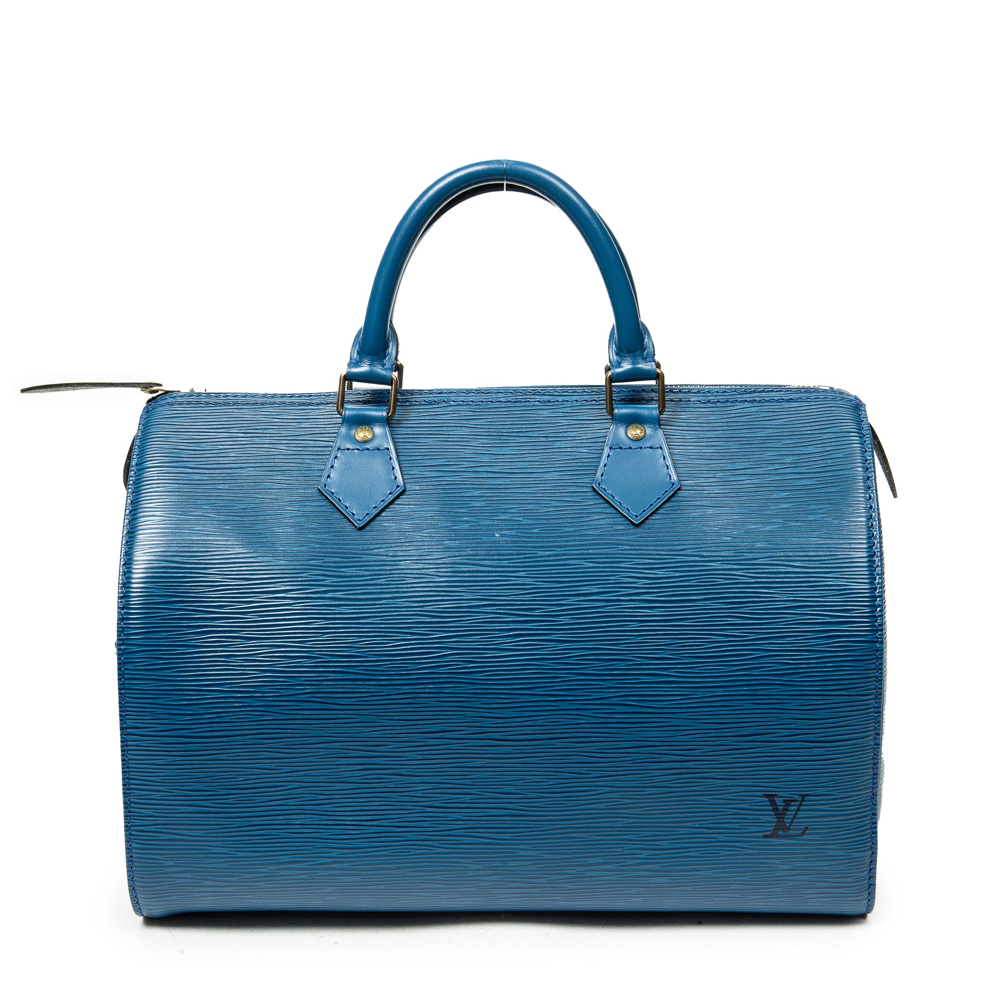 Handbag Speedy 30 Blue Epi