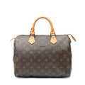 Handbag Speedy 30 Brown Monogram Canvas