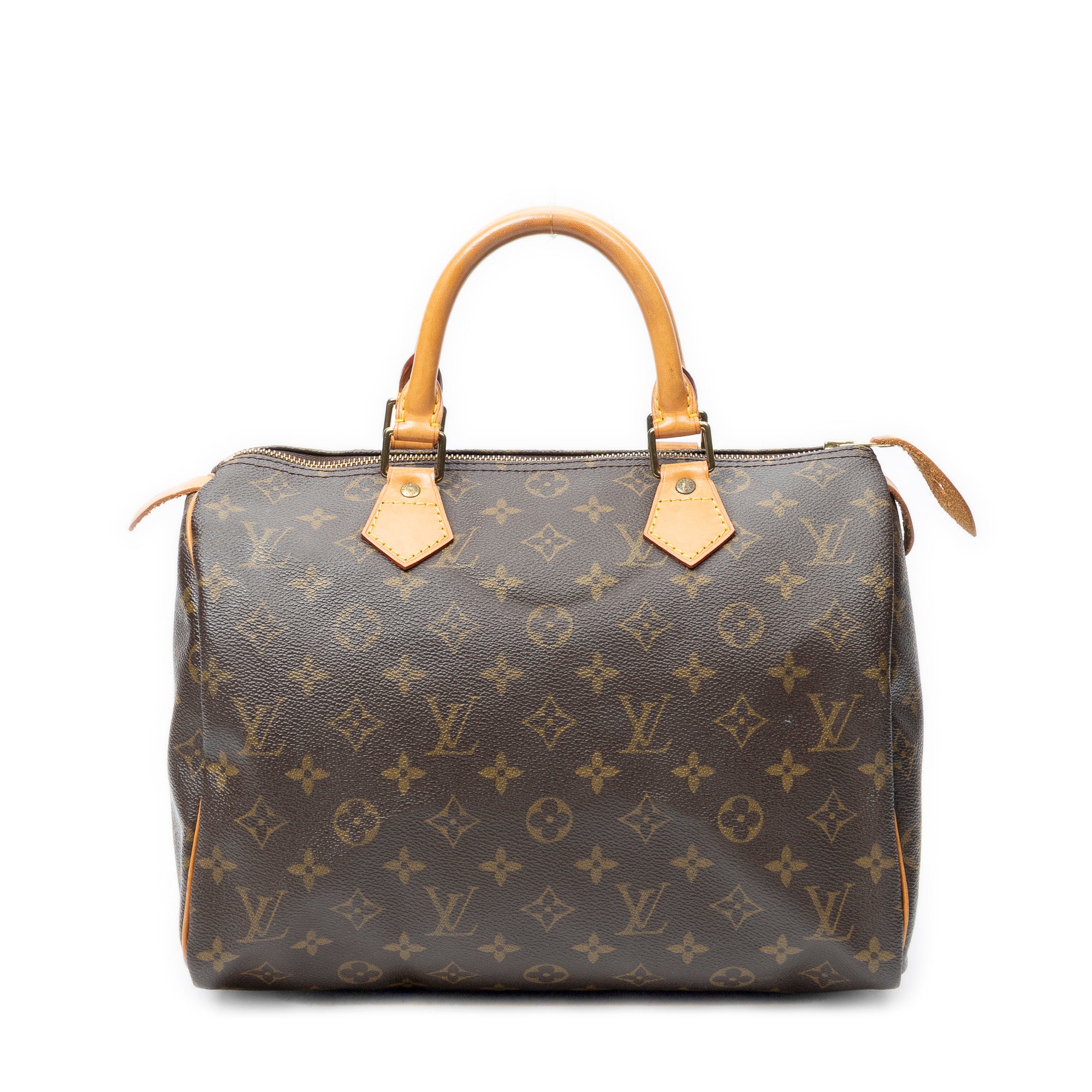 Handbag Speedy 30 Brown Monogram Canvas