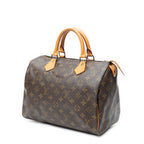 Handbag Speedy 30 Brown Monogram Canvas