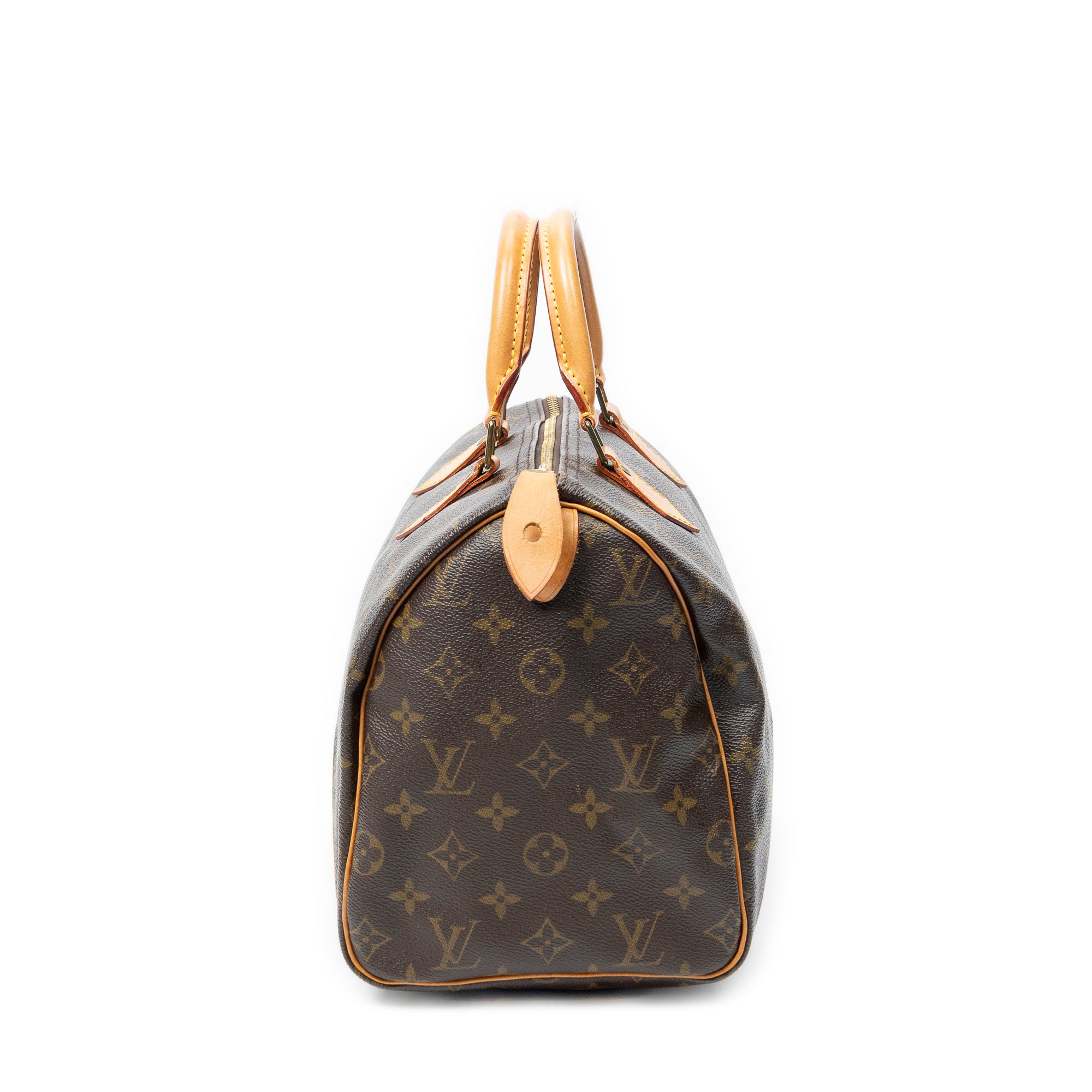 Handbag Speedy 30 Brown Monogram Canvas