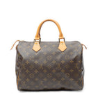 Handbag Speedy 30 Brown Monogram Canvas