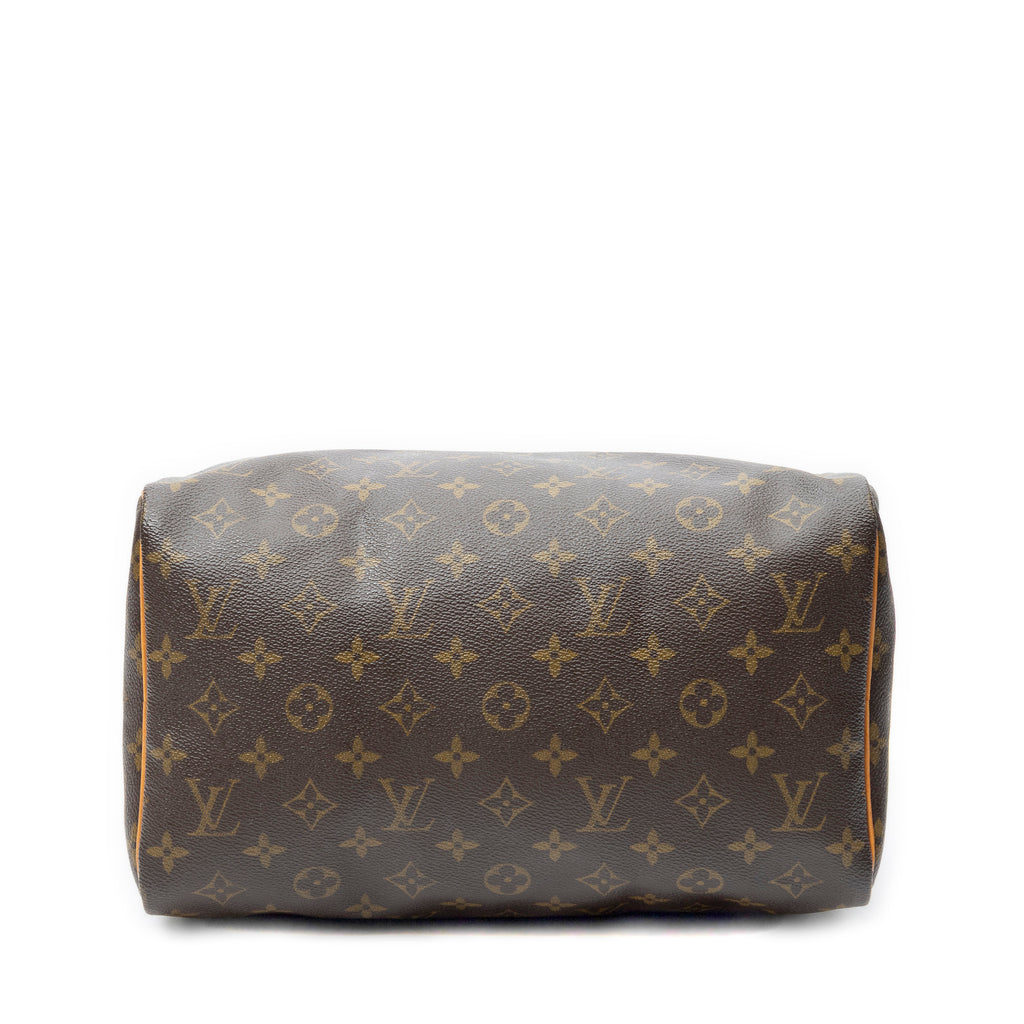 Handbag Speedy 30 Brown Monogram Canvas
