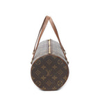 Handbag Papillon 26 Brown Monogram Canvas