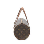Handbag Papillon 26 Brown Monogram Canvas