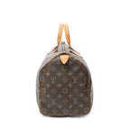 Handbag Speedy 35 Brown Monogram Canvas