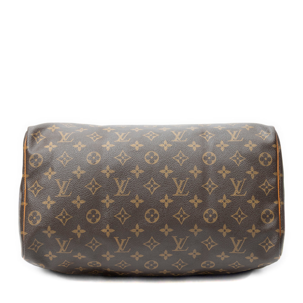 Handbag Speedy 35 Brown Monogram Canvas