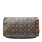 Handbag Speedy 35 Brown Monogram Canvas