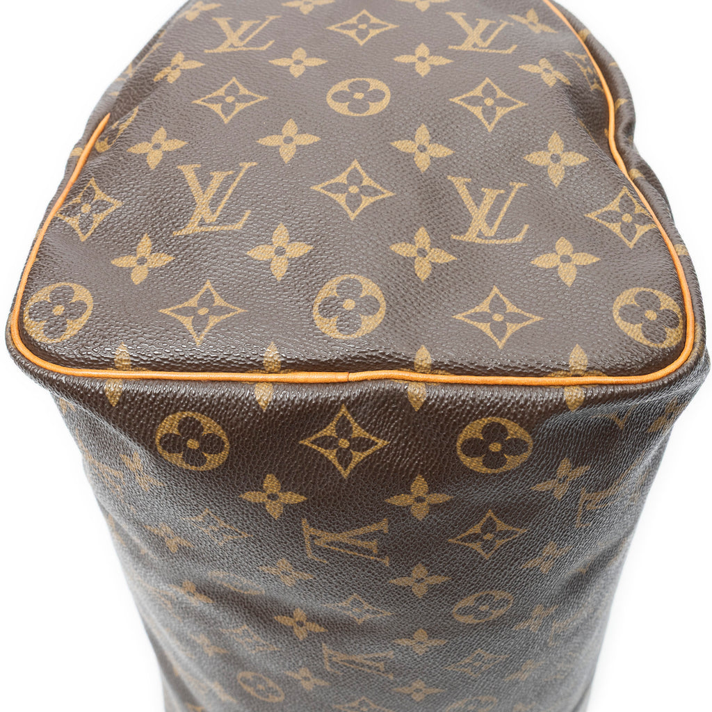 Handbag Speedy 35 Brown Monogram Canvas
