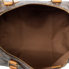 Handbag Speedy 35 Brown Monogram Canvas