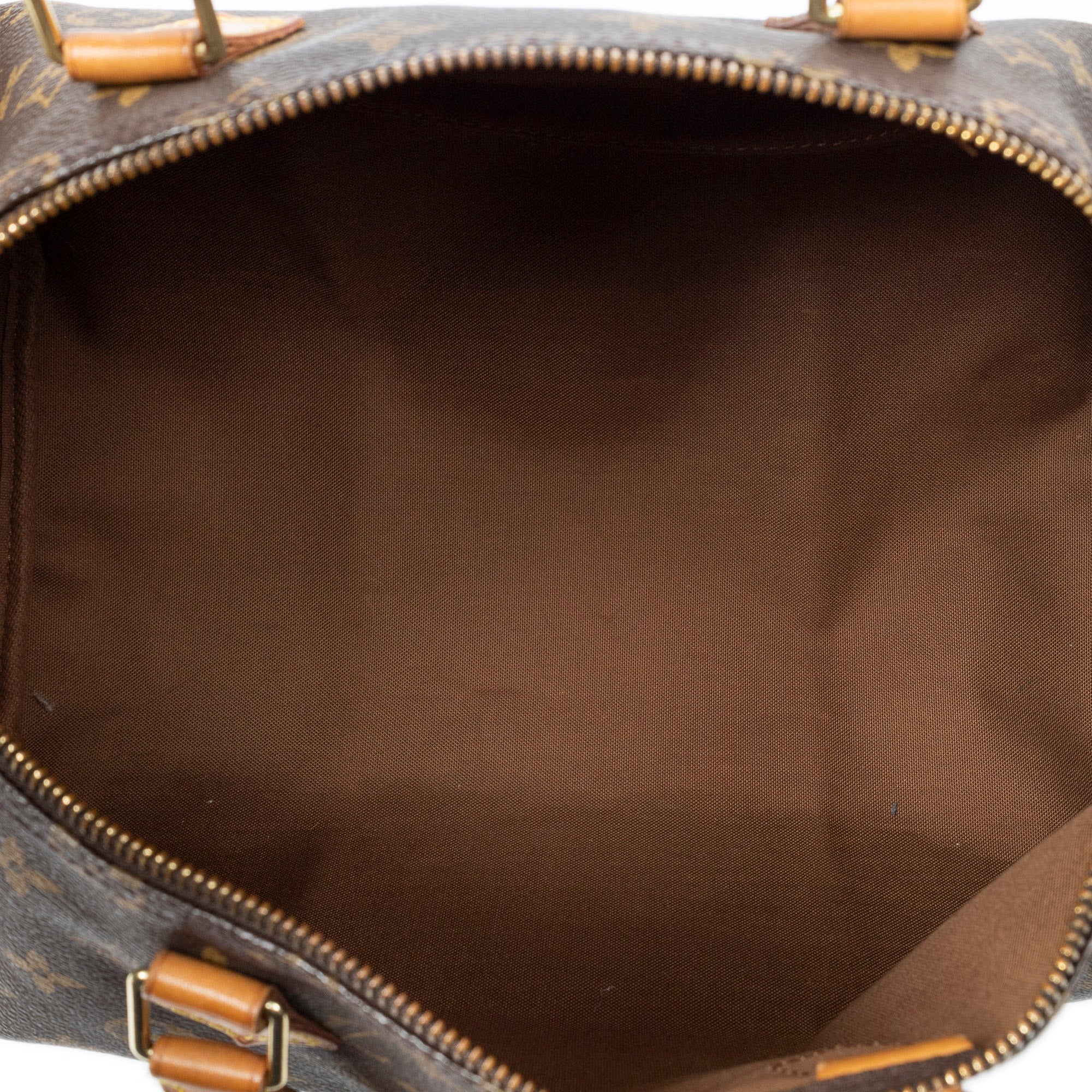 Handbag Speedy 35 Brown Monogram Canvas