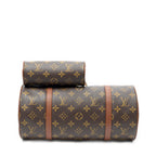 Handbag Papillon 30 Brown Monogram Canvas