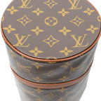 Handbag Papillon 30 Brown Monogram Canvas