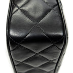 Shoulder Bag CC Tassel Camera Bag Black Quilted Lambskin Leather