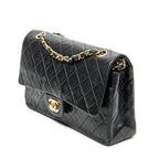 Shoulder Bag Classic Double Flap 26 Black Quilted Lambskin Leather