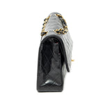 Shoulder Bag Classic Double Flap 26 Black Quilted Lambskin Leather