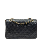 Shoulder Bag Classic Double Flap 26 Black Quilted Lambskin Leather