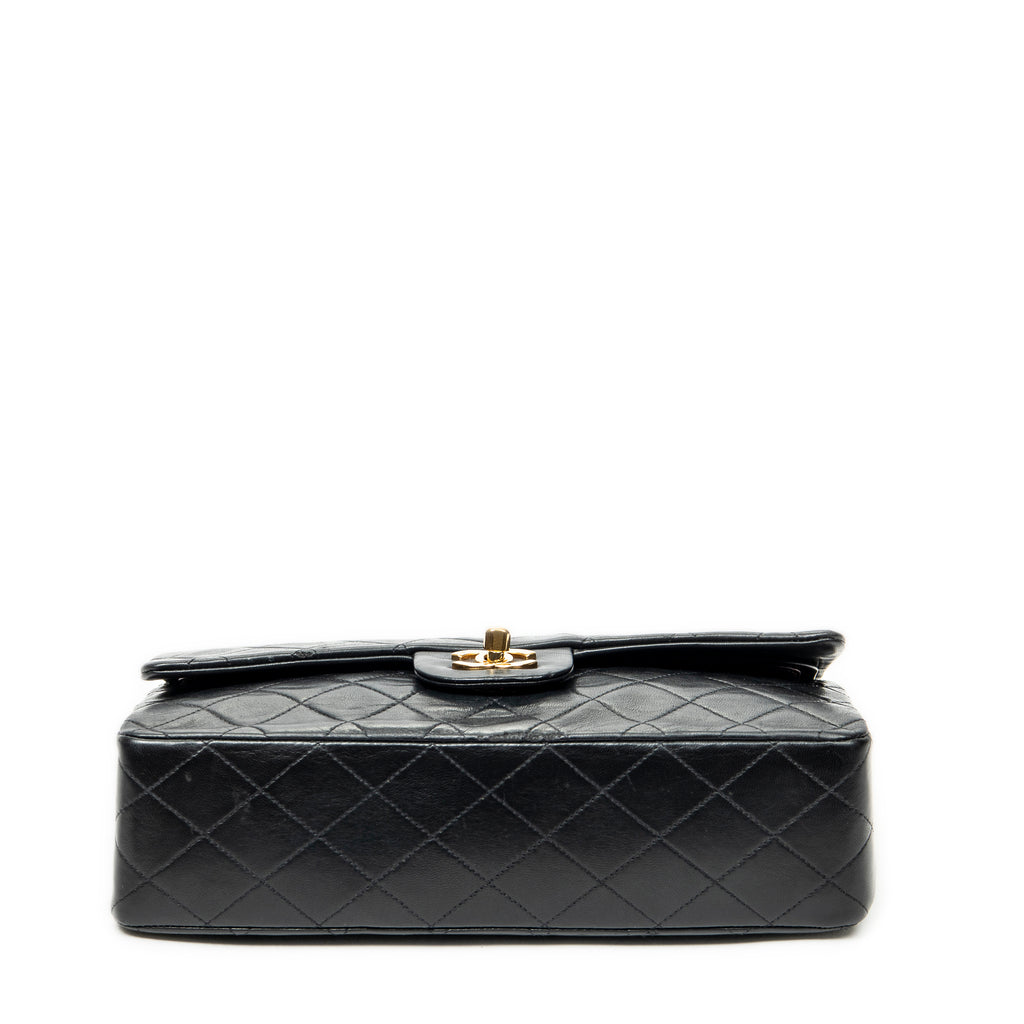 Shoulder Bag Classic Double Flap 26 Black Quilted Lambskin Leather