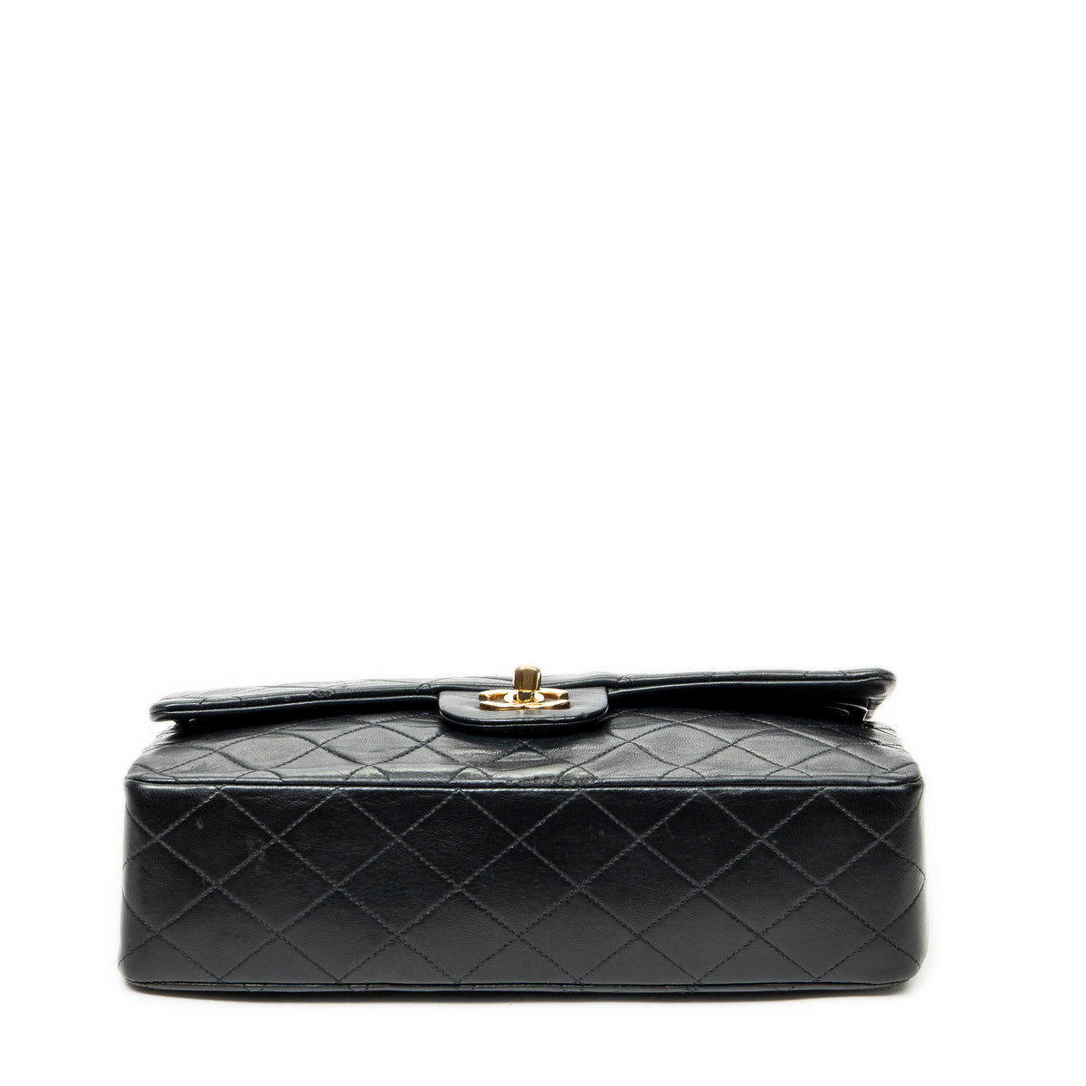 Shoulder Bag Classic Double Flap 26 Black Quilted Lambskin Leather