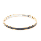 Bracelet Enamel Bangle TPM Navy Gold Plated