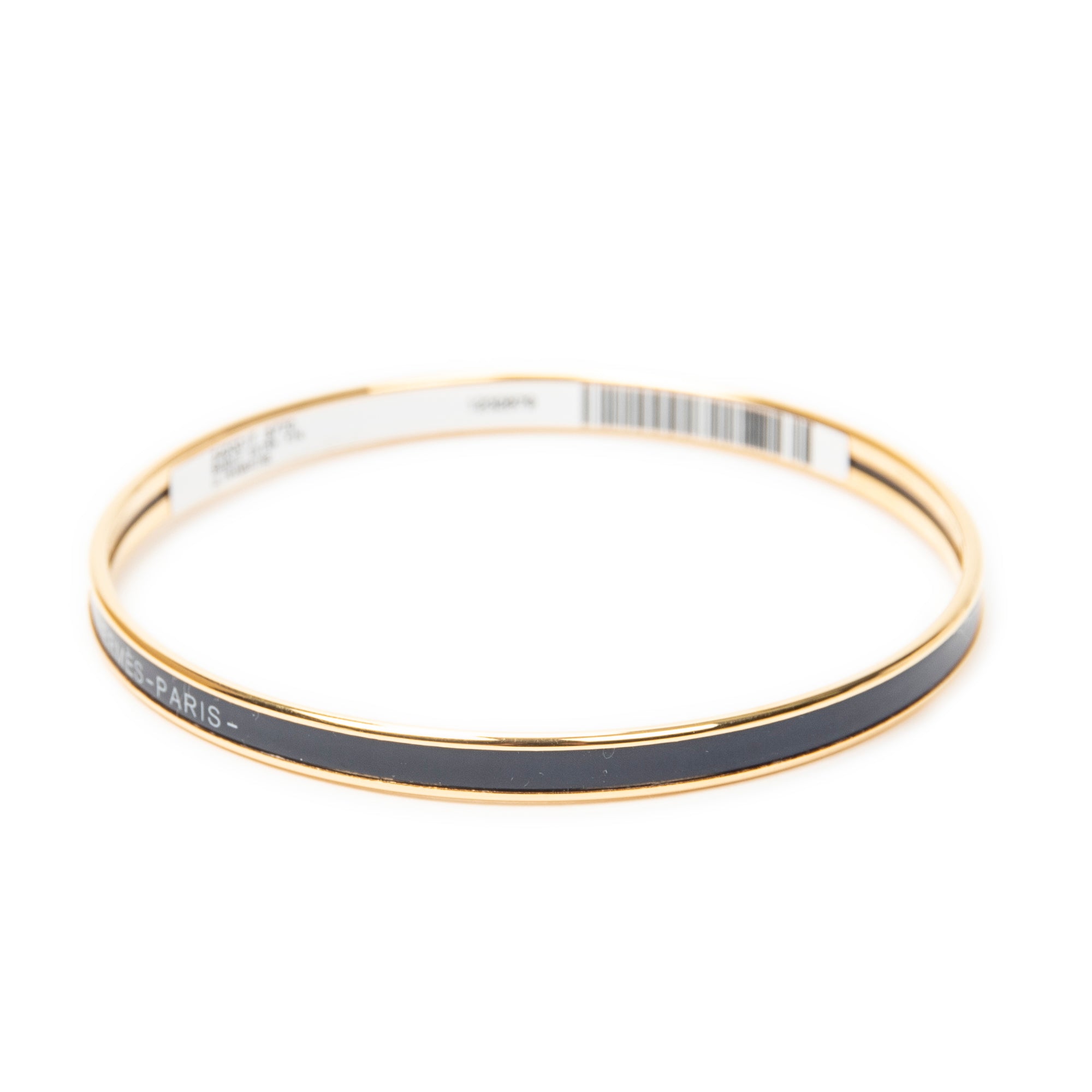 Bracelet Enamel Bangle TPM Navy Gold Plated