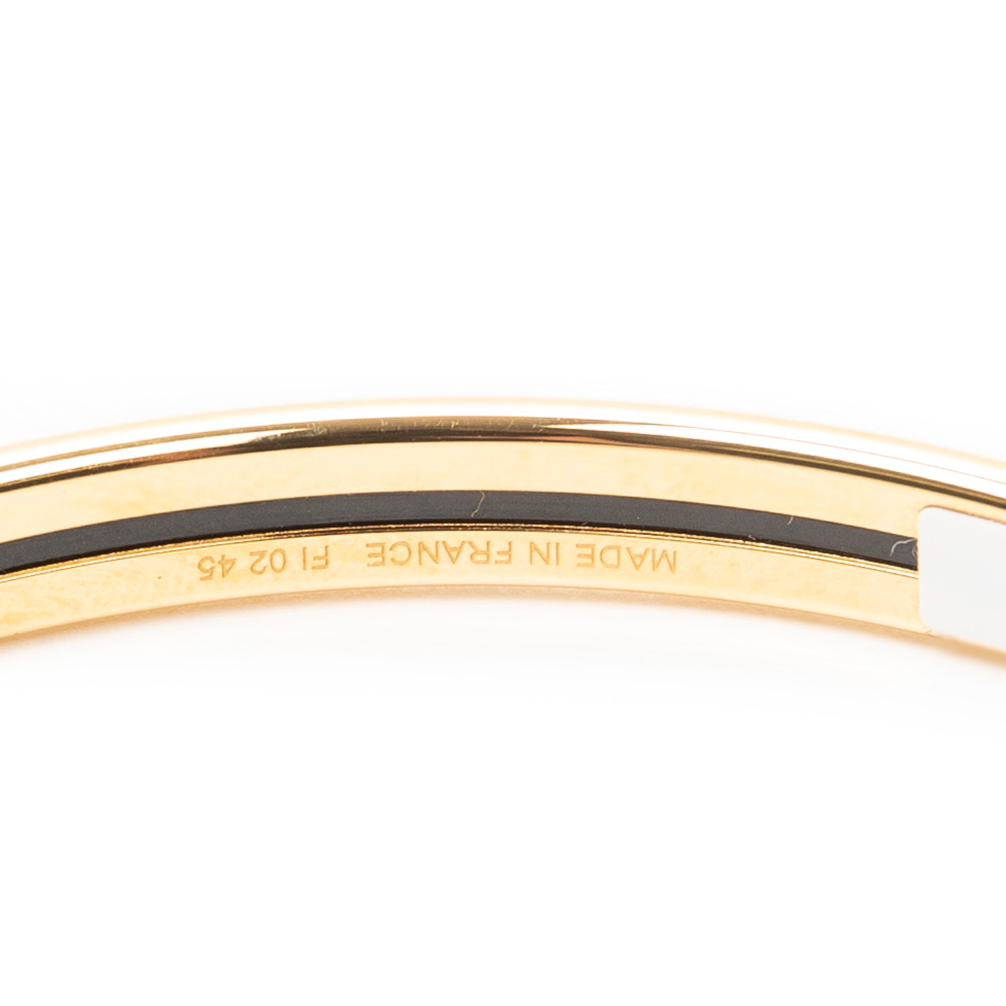 Bracelet Enamel Bangle TPM Navy Gold Plated