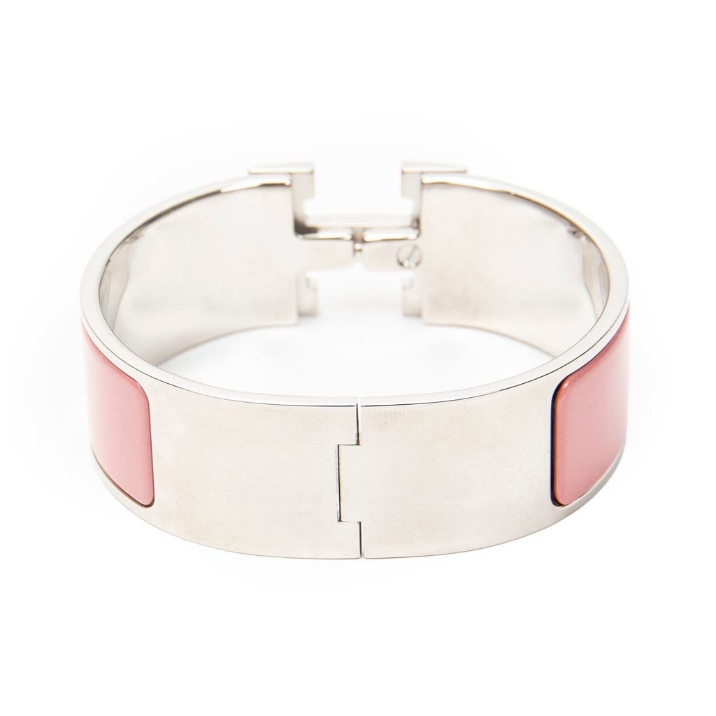 Bracelet Clic Clac H Bracelet GM Light Pink Silver Plated