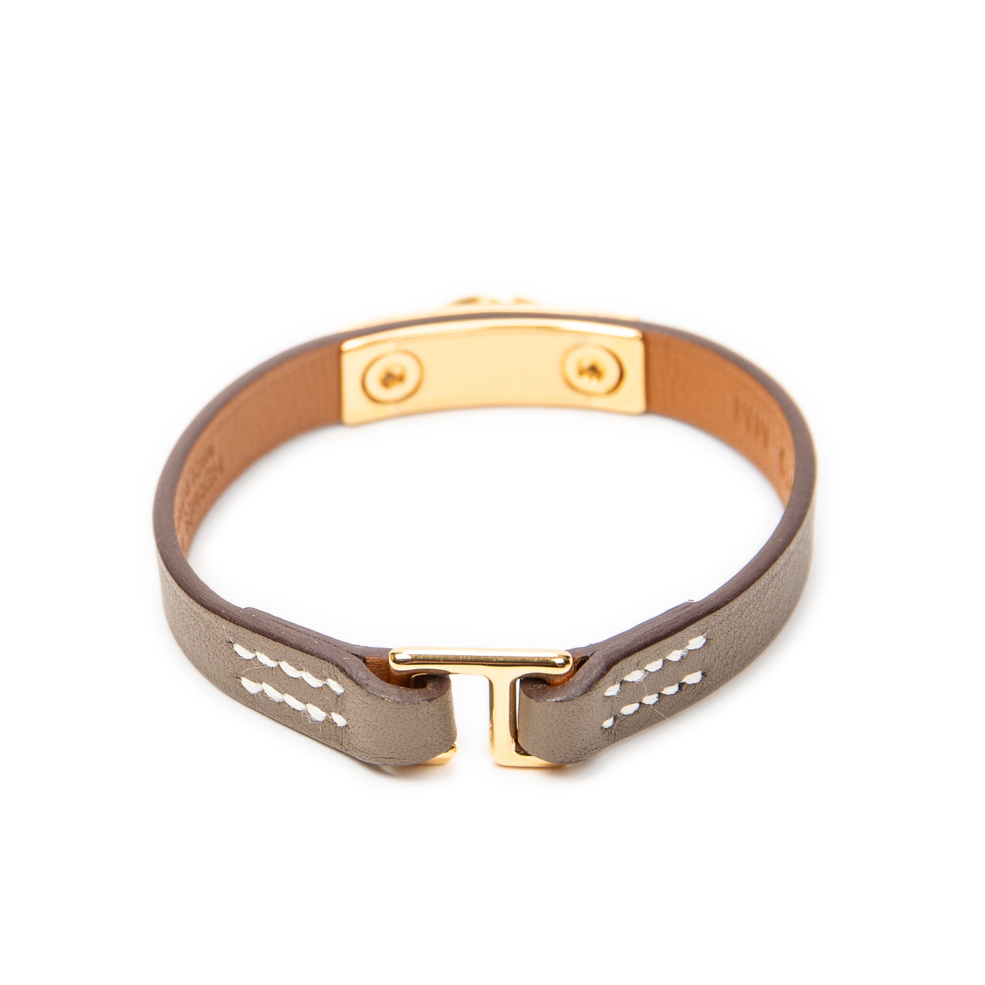 Bracelet Mini Rivale Bracelet T2 Grey Swift Leather