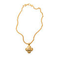 Necklace CC Clover Pendant Necklace Gold Gold Plated