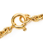 Necklace CC Medallion Pendant Necklace Gold Gold Plated