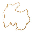 Necklace CC Crown Medallion Necklace Gold Gold Plated