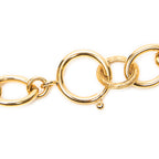 Necklace Large CC Pendant Necklace Gold Gold Plated