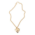 Necklace CC Heart Pendant Necklace Gold Gold Plated