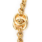 Necklace CC Cross Pendant Necklace Gold Gold Plated