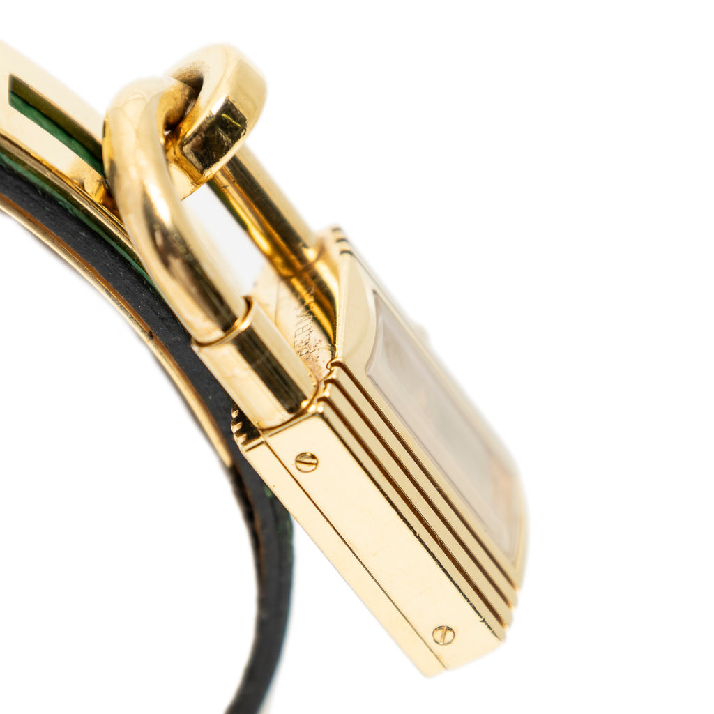 Watch Kelly Watch Green Courchevel Leather