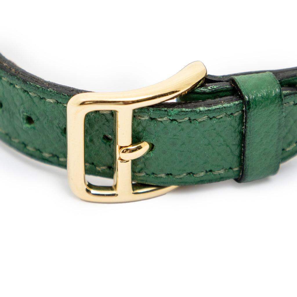 Watch Kelly Watch Green Courchevel Leather