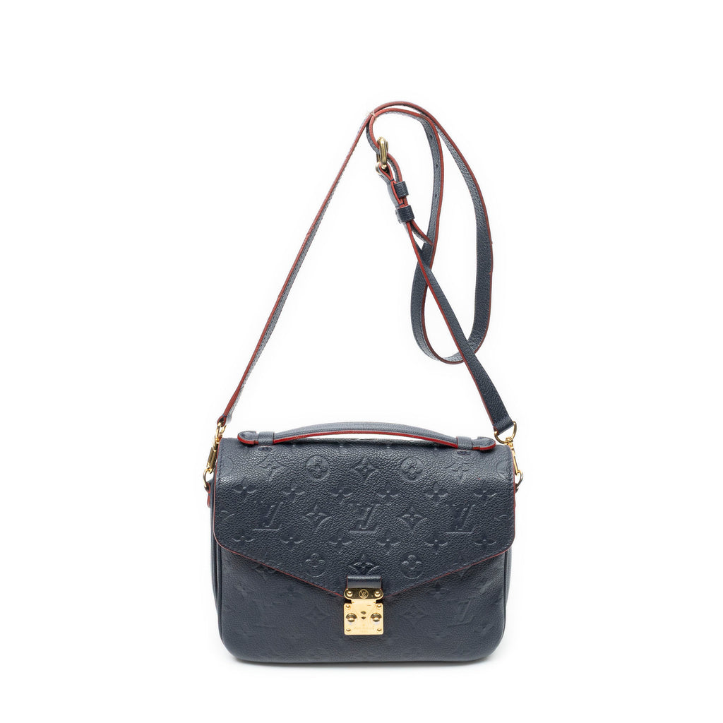 Shoulder Bag Pochette Metis Marine Monogram Empreinte