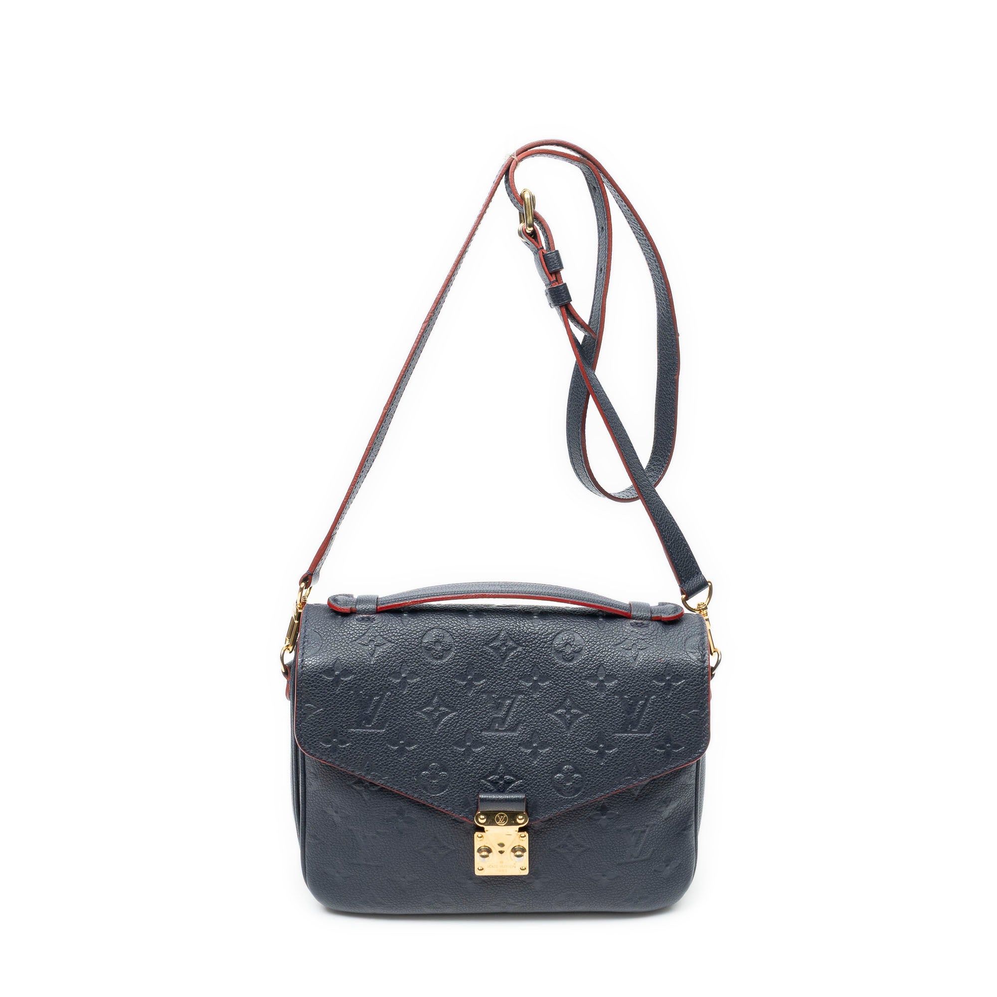 Shoulder Bag Pochette Metis Marine Monogram Empreinte