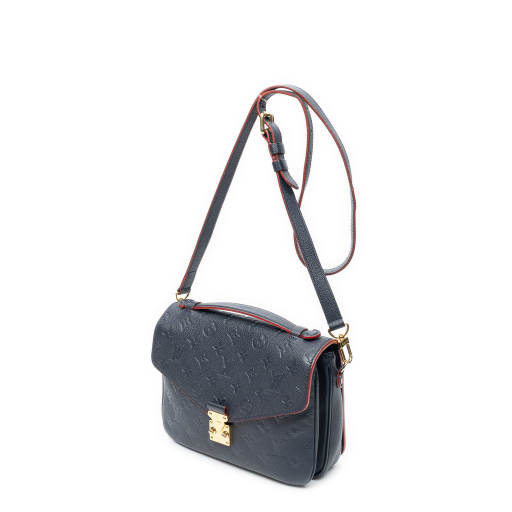 Shoulder Bag Pochette Metis Marine Monogram Empreinte