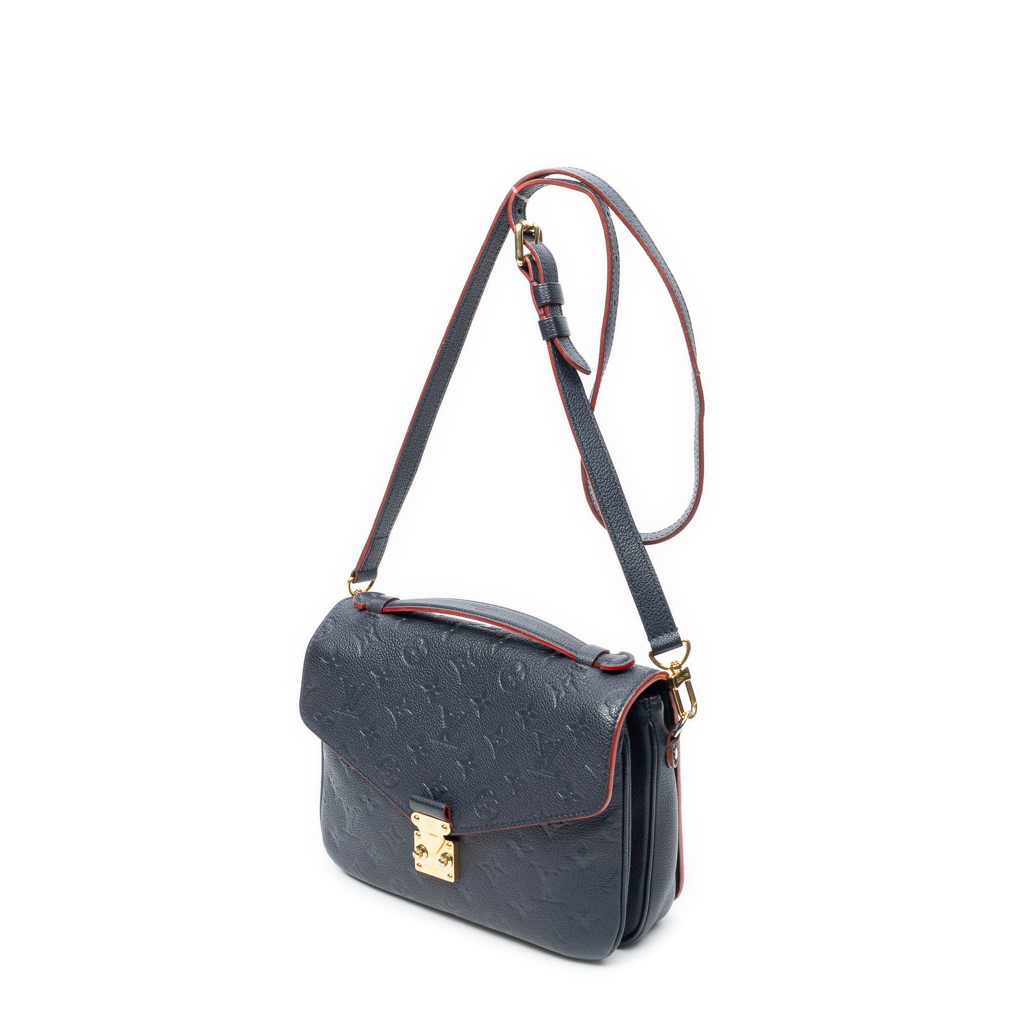 Shoulder Bag Pochette Metis Marine Monogram Empreinte