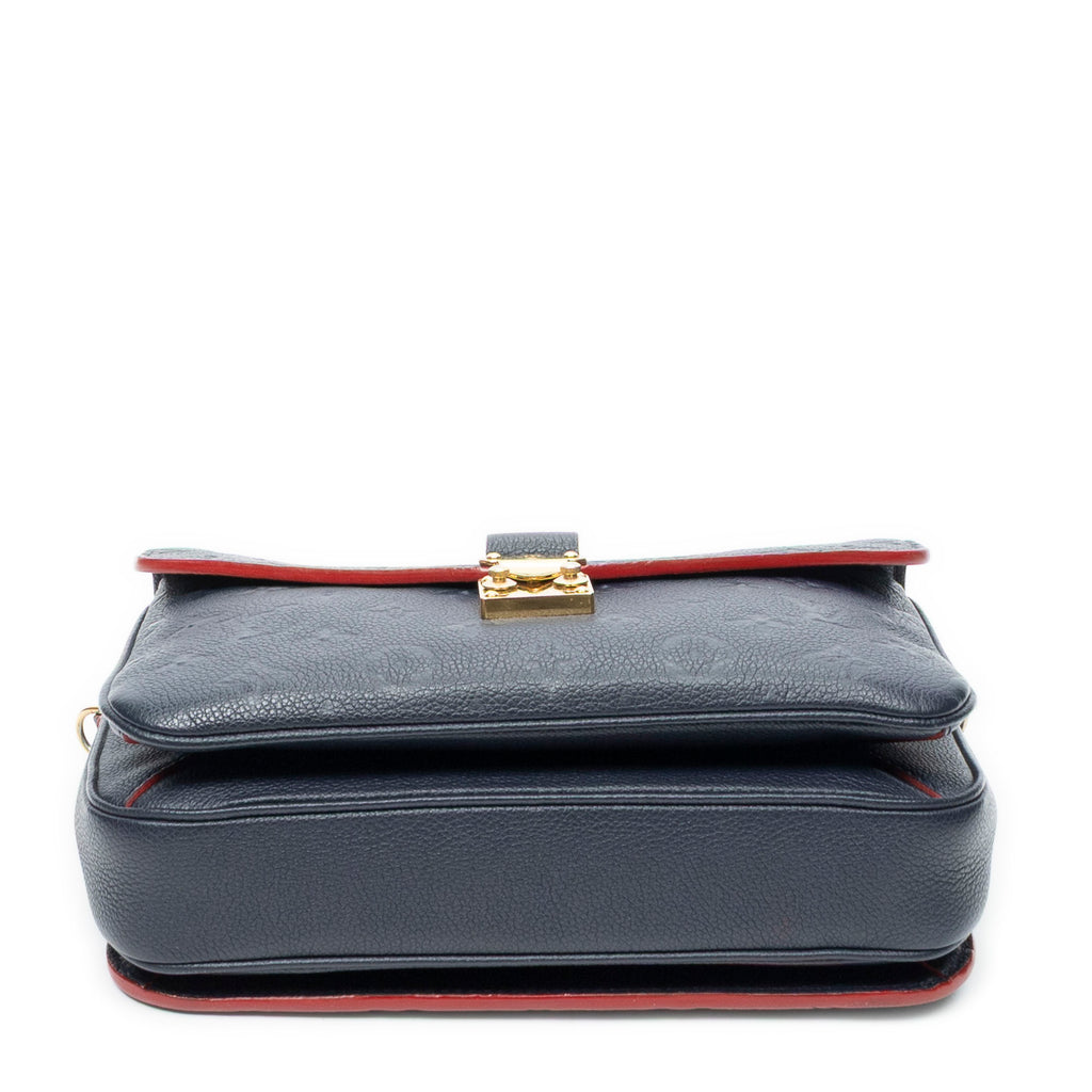 Shoulder Bag Pochette Metis Marine Monogram Empreinte