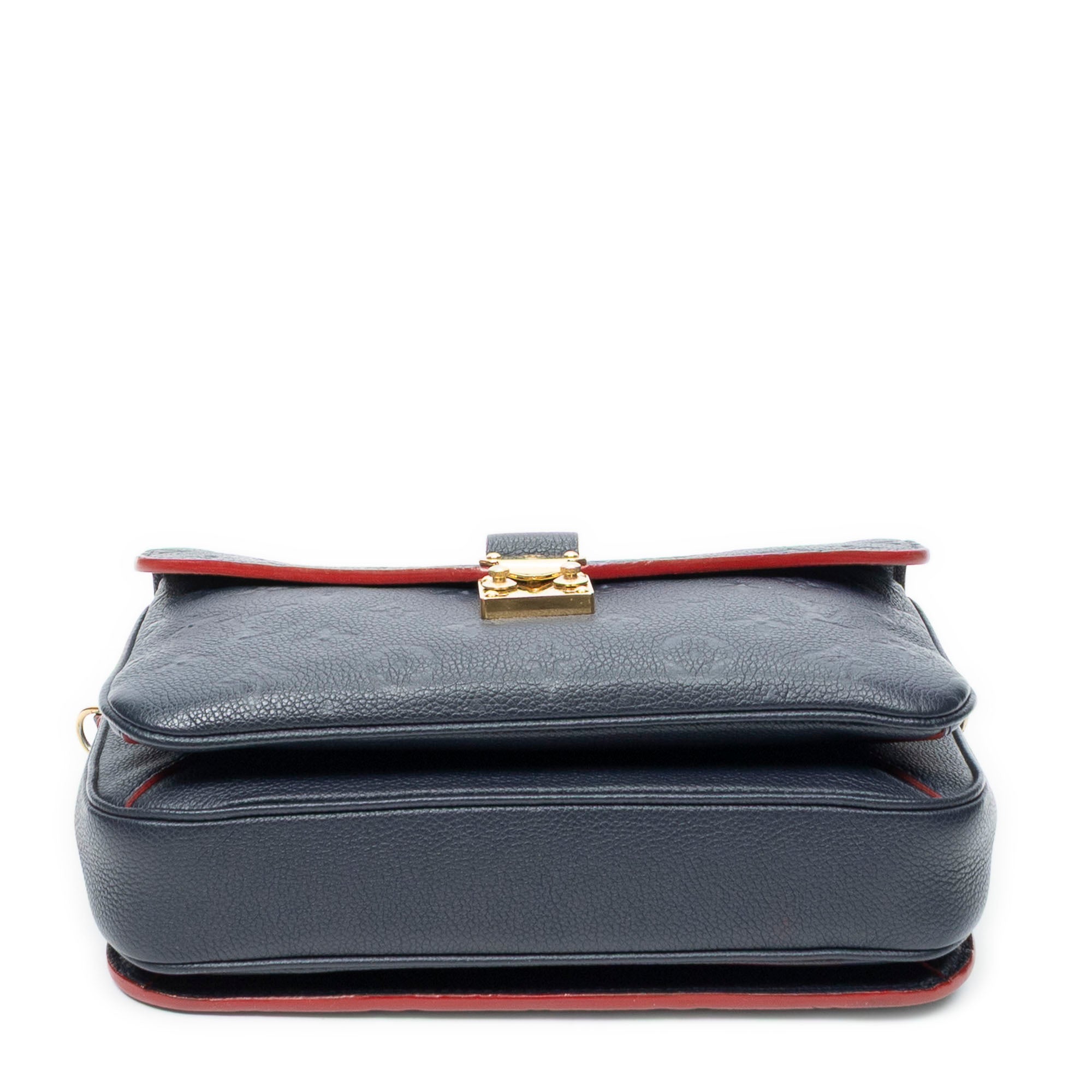 Shoulder Bag Pochette Metis Marine Monogram Empreinte