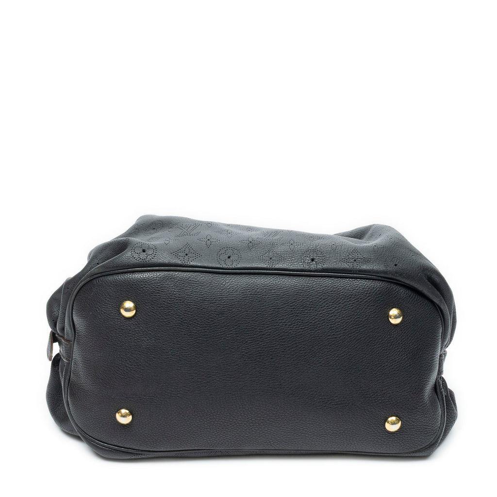 Shoulder Bag XL Hobo Black Mahina Leather