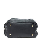Shoulder Bag XL Hobo Black Mahina Leather