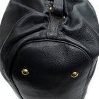 Shoulder Bag XL Hobo Black Mahina Leather