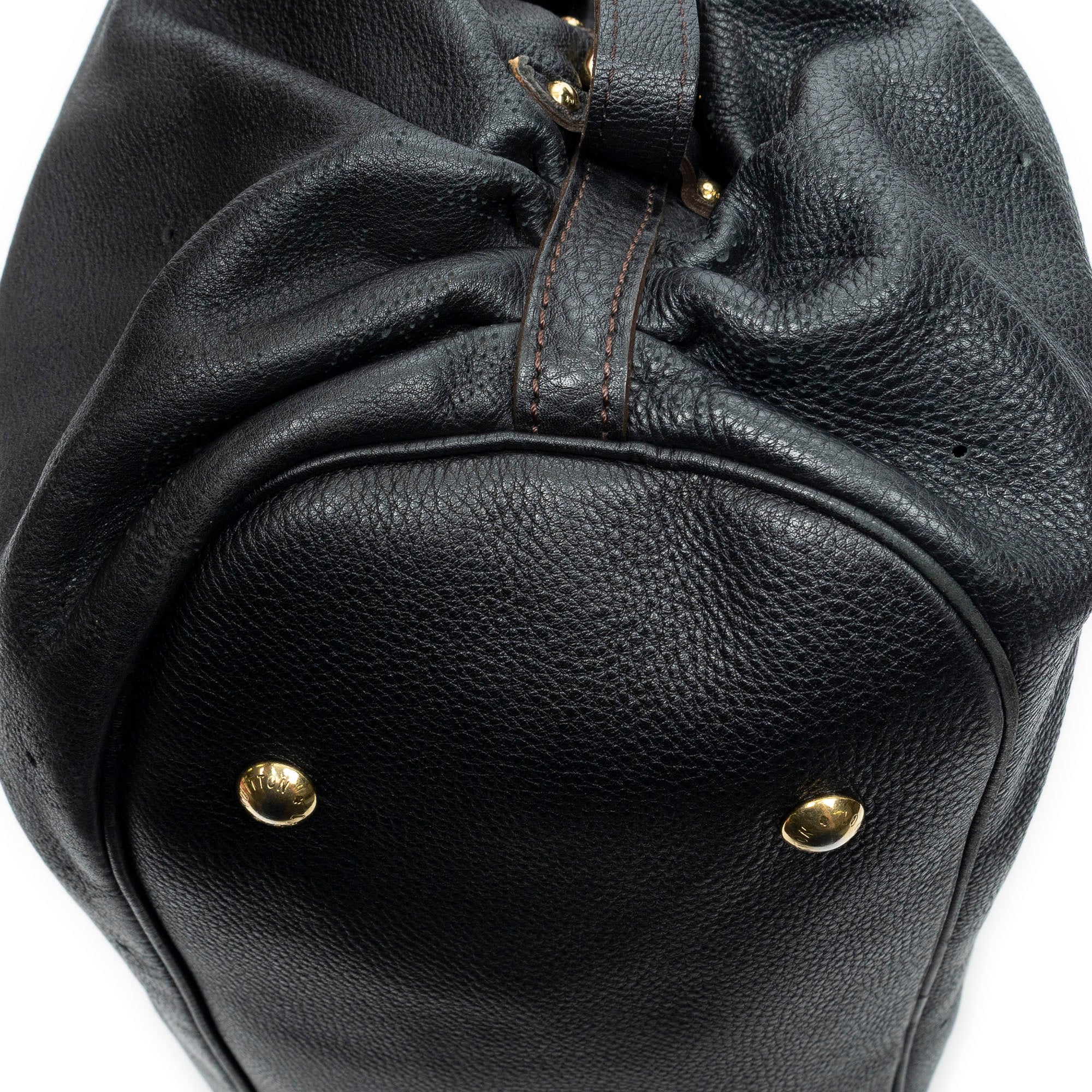 Shoulder Bag XL Hobo Black Mahina Leather