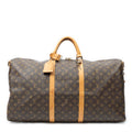 Travel Bag Keepall Bandouliere 60 Brown Monogram Canvas